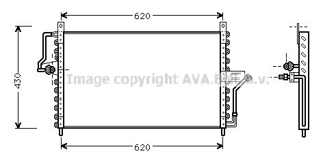 AVA QUALITY COOLING kondensatorius, oro kondicionierius OLA5223